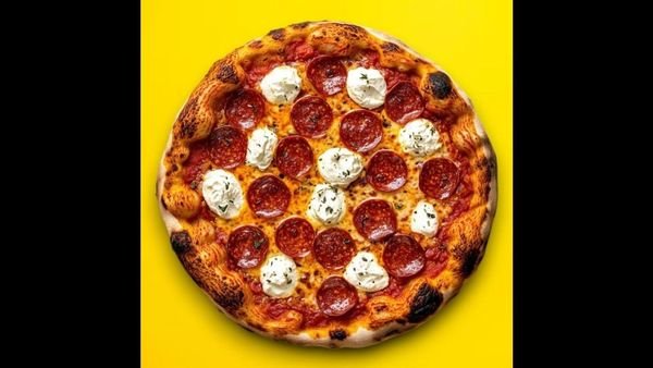 ???? Pepperoni & Mascarpone Pizza 